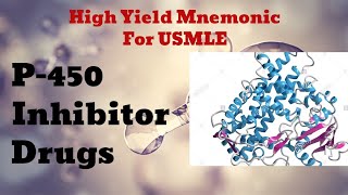 P450 Inhibitors Mnemonic for USMLE Step 1 [upl. by Amos]