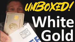 UNBOXED White Gold American Express Card 💳 Plus An Update on That Amex White Gold Bonus 💳 [upl. by Damas]