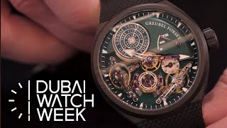 2023 Dubai Watch Week  Greubel Forsey Watches and Greubel Forsey Tourbillon Cardan [upl. by Tdnerb]