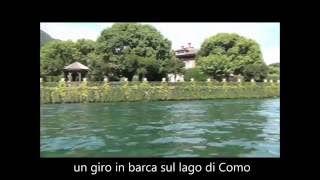 giro in barca sul lago di Como  boat on Lake Como [upl. by Nus]