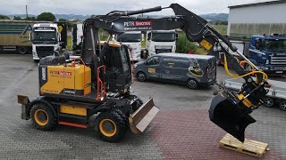 Instalace Nového Tiltrotátoru Engcon EC 219 na kolové rypadlo Volvo EWR 150 E [upl. by Genni184]