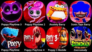 Poppy Playtime 3 MobileZoochosis MobileZoonomaly MobilePoppy Playtime 2 4Sonic Taps Barry Roblox [upl. by Edahsalof711]