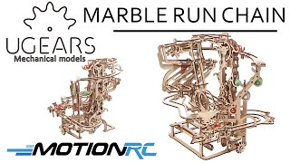 UGears Marble Run Chain Mechanical 3D Wooden Model Kit  Motion RC [upl. by Hairaza]