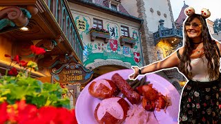 Biergarten Restaurant BEST EPCOT BUFFET 🥨 Disney World food review 2024 [upl. by Naga]