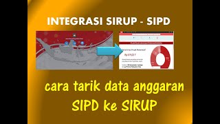 integrasi SIPD SIRUP Tarik data Anggaran dari SIPD ke SIRUP [upl. by Ycniuqed]