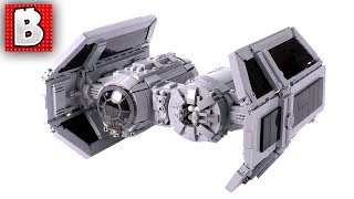 Amazing LEGO TIE Bomber MOC  Star Wars Custom Build Instructions Available [upl. by Yellhsa]