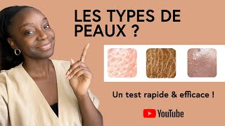 SOIN DU VISAGE  Les TYPES de PEAU  Connaître son type de peau [upl. by Biancha693]