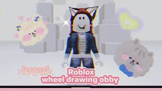 playing wheel drawing obby [upl. by Lossa673]