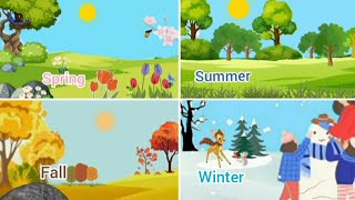 Seasons of the Year  4 Seasons of the Year for Kids [upl. by Serrano422]