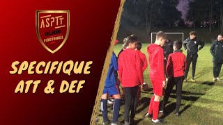 Entrainement Spécifique  Attaquant et Défenseur [upl. by Amadeo335]