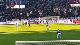 ⚽️ IL GOL DI KASAMI VISTO DAL SETTORE OSPITI 🔵⚪🔴⚫⚪🔵 Reggiana 12 Sampdoria [upl. by Roid979]