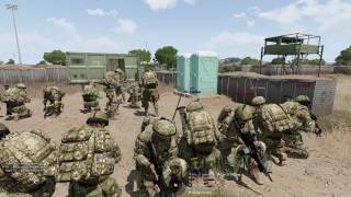 ArmA 3  Paradrop Training 14122016  6th Airborne Division British Milsim [upl. by Hatty]