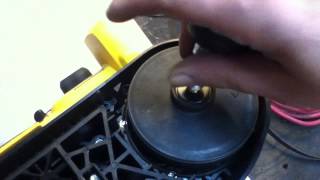 Dewalt Cordless Bandsaw DCS370 DCS370K Blade Change Procedure [upl. by Arriek]