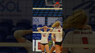 Natalie Dieball with the kill OWU ncaawvb [upl. by Lotsirk295]