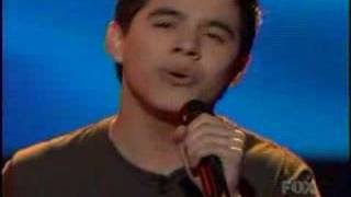 David Archuleta  With You  American Idol Top 3 Finals [upl. by Nameloc]