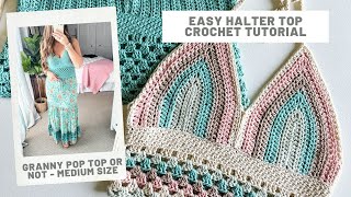 How to Crochet a V Neck Sweater  Pattern amp Tutorial DIY [upl. by Moise]