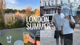 London vlog I walking around central London shopping enjoying the summer [upl. by Lidda]