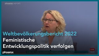 Vorstellung des UNFPAWeltbevölkerungsberichts 2022 [upl. by Ahsemit]