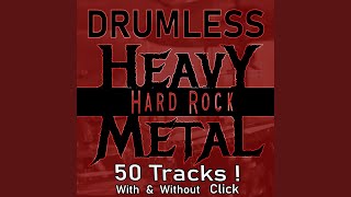 Best Heavy Metal Drumless Track  140 BPM w Click amp Guitar Solo [upl. by Sharline24]