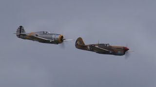 P 36C and P 40F at Duxford 1st June 2024 [upl. by Fayina642]