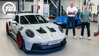 FIRST LOOK New Porsche 911 GT3 RS 992  518bhp £195k and DRS  Top Gear [upl. by Egni]