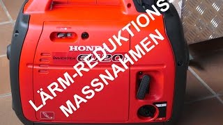 Honda Generator Lärmschutz [upl. by Assyl]