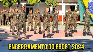 Formatura de Encerramento do Estágio de Cabo Especialista Temporário 2024 da Brigada Paraquedista 🦅 [upl. by Sivrahc]