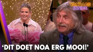 Vandaag Insidetafel hoort speech Noa Vahle op Gouden TelevizierRing Gala Doet ze erg mooi [upl. by Mazur534]