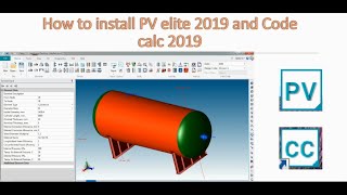 How to install Intergraph PVElite 2019 and Code Calc 2019 [upl. by Doak]