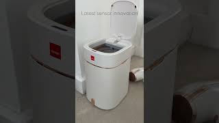 Sensio Home 12 Litre Waterproof Motion Sensor Trash Can Dust Bit With Auto Lid [upl. by Nisse]