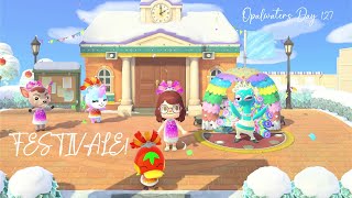 ITS FESTIVALE Animal Crossing New Horizons  Opalwaters Day127 [upl. by Aneger147]