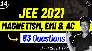 JEE 2021 Solution Series  Magnetism EMI AC  JEE Physics MissionJEE2025 [upl. by Leitao383]