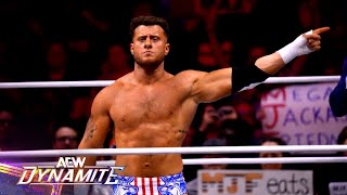 At All In London its PERSONAL MJF AEW American Champion vs Will Ospreay  81424 AEW Dynamite [upl. by Erlina]