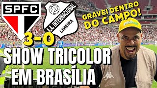 SÃO PAULO 3 x 0 INTER DE LIMEIRA VEJA A VITÓRIA DO TRICOLOR E O SHOW DA TORCIDA EM BRASÍLIA VLOG [upl. by Shuping]