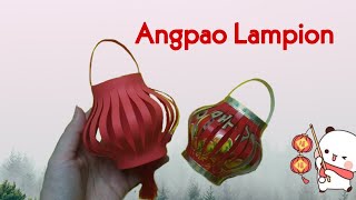 Cara Membuat Gantungan Lampion Dari Angpao  Red Envelope Mini Lantern DIY [upl. by Gauldin]