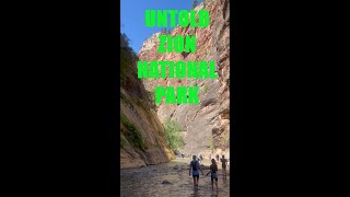 What is it like Hiking The Narrows Zion National Park 🤔travel vacation🤩😎 [upl. by Anonyw]