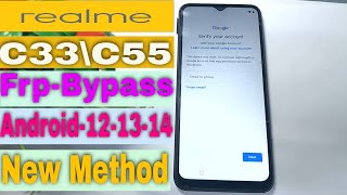 Realme C33 Frp Bypass New 2024  Realme C33C55C51C53 Frp Bypass New Method 2024 [upl. by Llohcin]