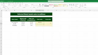 How to use the SUM function in Excel [upl. by Sikras]