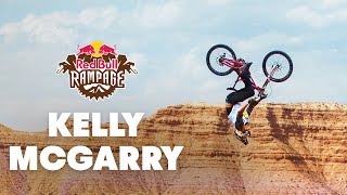 Kelly McGarrys Historic Canyon Gap Backflip Red Bull Rampage 2015 [upl. by Ilenay]