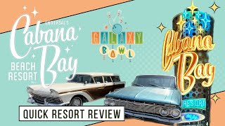 Universals Cabana Bay Beach Resort  Quick Resort Review 2023 [upl. by Jehial235]