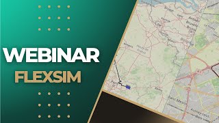 Webinar Procesos Logísticos  Simulación de redes de distribución usando el módulo GIS de FlexSim [upl. by Petra88]