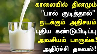 காலையில் தினமும் பால் குடித்தால் நடக்கும் அதிசயம்  Benefits of Drinking Milk in Tamil Tamil News [upl. by Hertz]