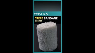 What is a Crepe Bandage used for  One Minute Demos  YouTube Shorts [upl. by Yaj]