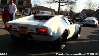 LOUD NASCAR Powered Detomaso Pantera [upl. by Nebe265]