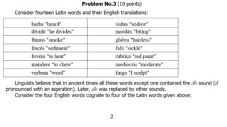 2004 International Linguistics Olympiad  Question 3  IOLing UKLO NACLO Latin [upl. by Valle465]