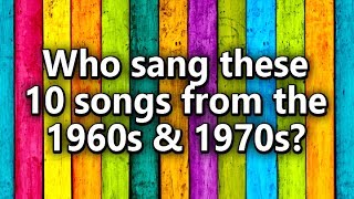 Quiz  Songs of the 60s and 70s [upl. by Rustice]