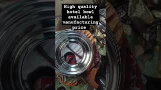 High quality hotel bowl available manufacturing price [upl. by Eiramanig348]