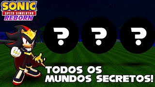 COMO ACHAR TODOS os MUNDOS SECRETOS no SONIC SPEED SIMULATOR [upl. by Odie]