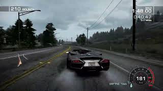 Need For Speed Hot Pursuit  Reventon RoadstarUltimately Open Time Trail [upl. by Seidnac]