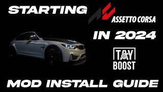 Starting Assetto Corsa in 2024  Beginners Guide  Mod Install Tutorial [upl. by Akoyin]